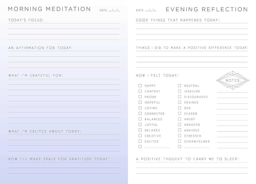 Gratitude: a day and night reflection journal (inner world) - view 4