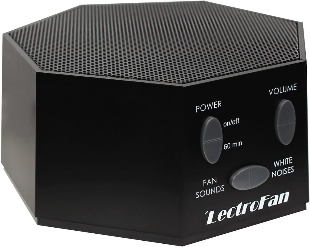 Soothing sound machine for sleep - built-in sleep timer - compact design - non-looping sounds - speech privacy - black - view 4