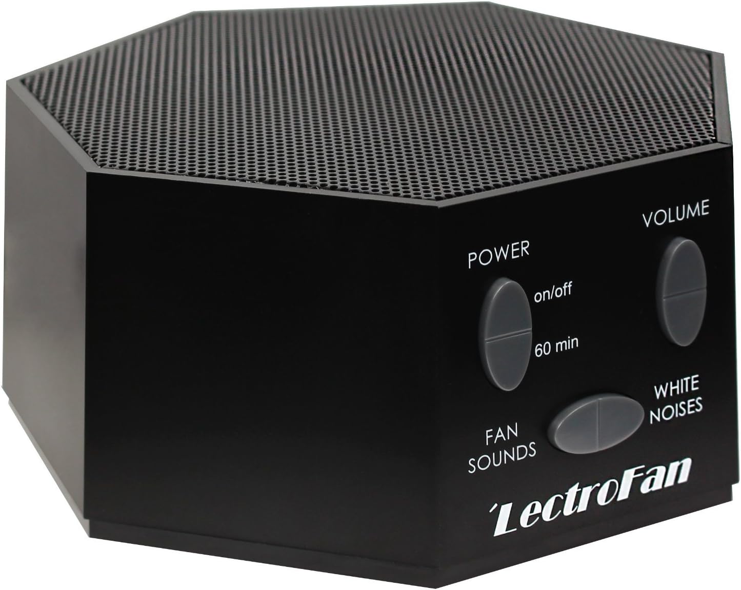 Soothing sound machine for sleep - built-in sleep timer - compact design - non-looping sounds - speech privacy - black - view 4
