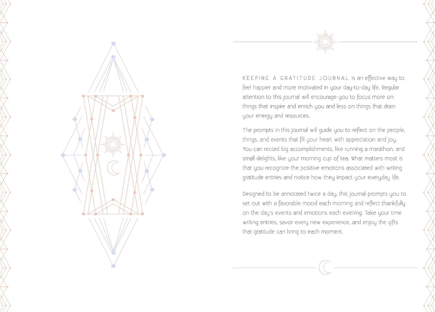 Gratitude: a day and night reflection journal (inner world) - view 2