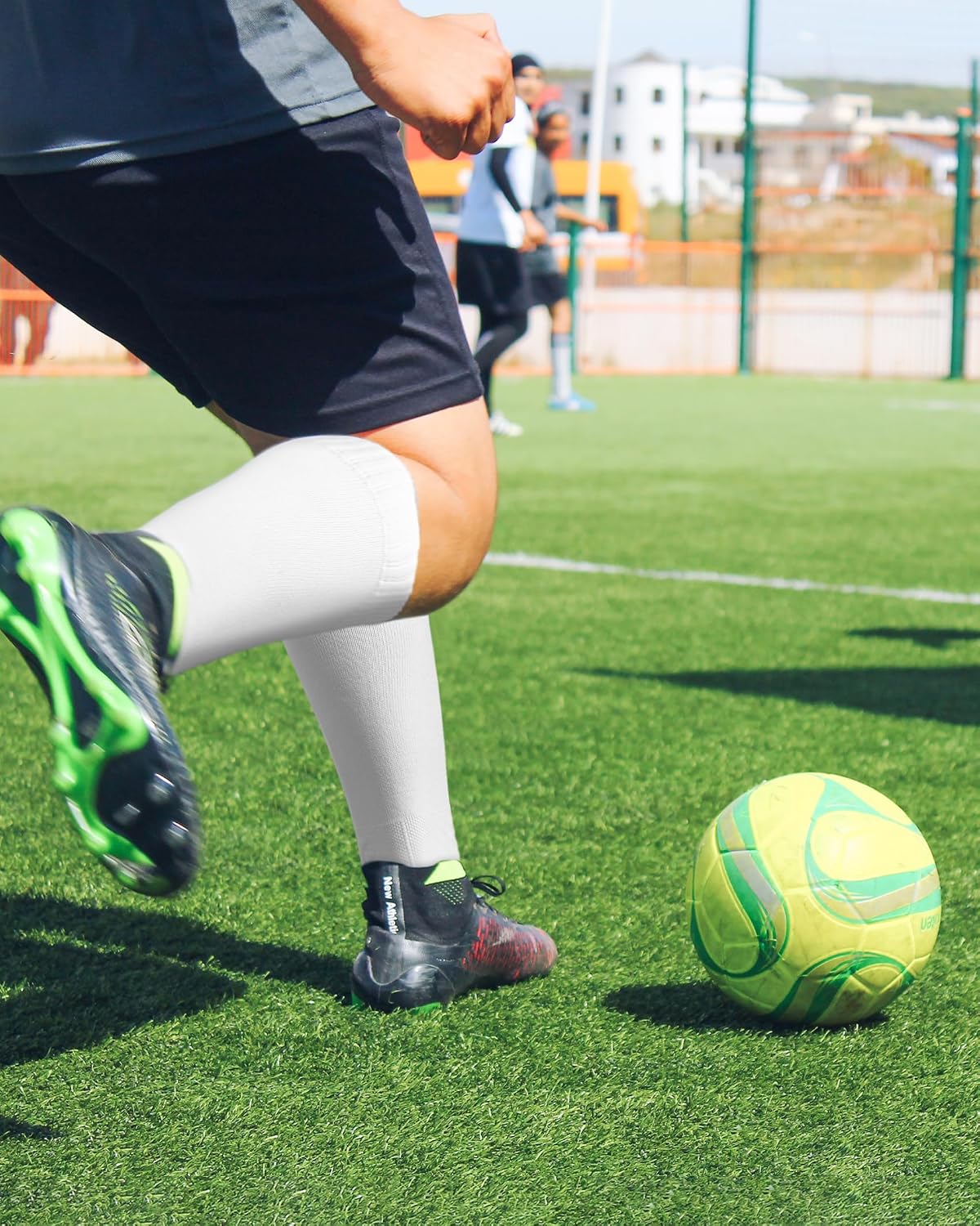 Soccer Socks (1/3/5 pairs) Team Sport Knee High Socks for Adult Youth Kids - view 6