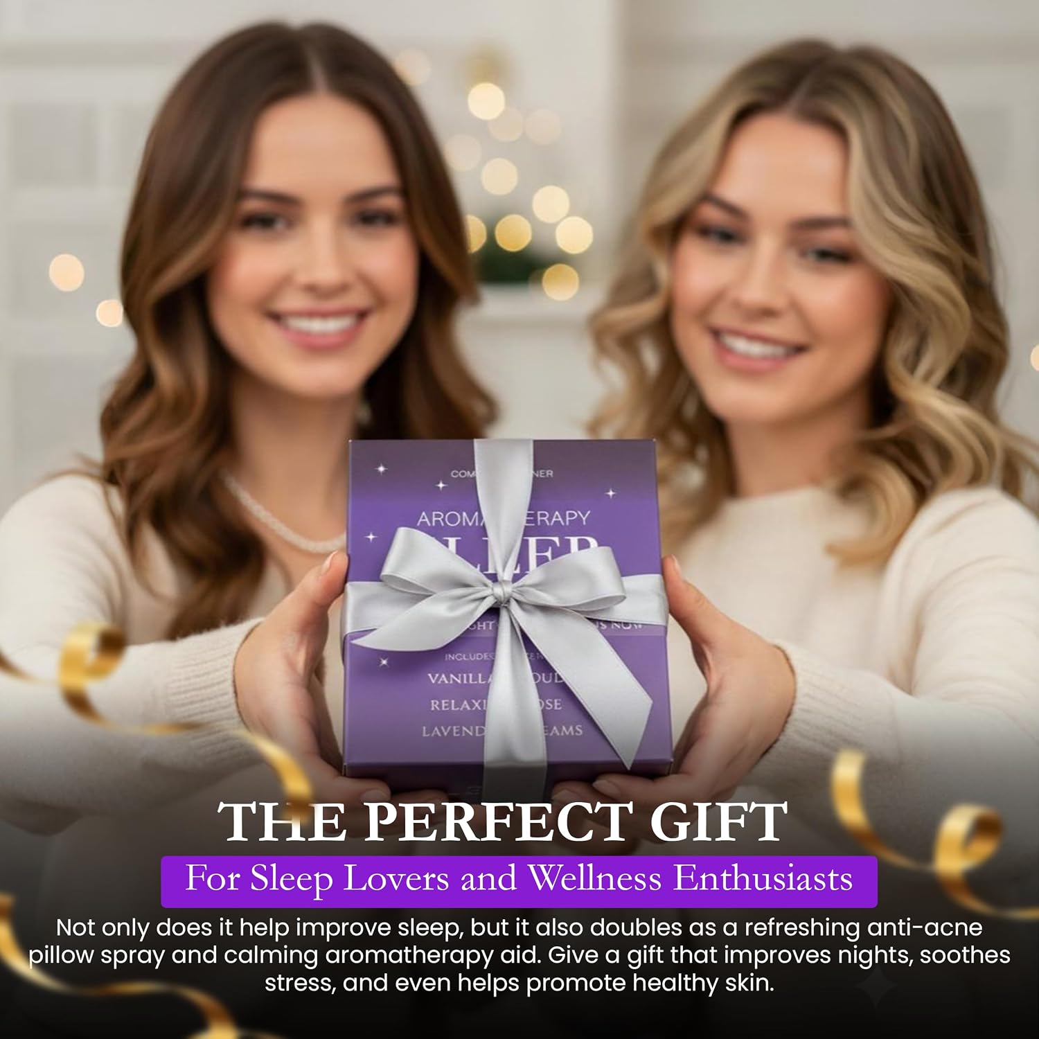 Pillow Sleep Spray Mist for Deep Sleep, Help Stress & Anxiety Relief Aid | Pillow Spray for Sleeping 3Pack, Calming Lavender, Vanilla, Rose Mist, Deep Sleep Bed Pillow Spray - view 7