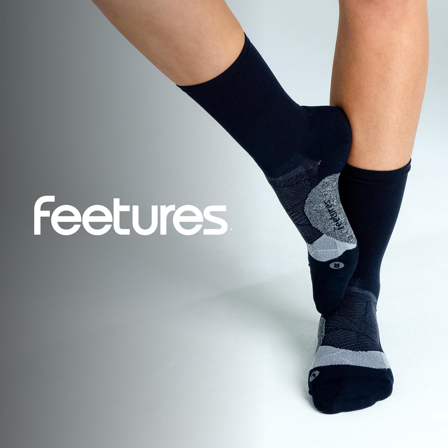 Elite Light Cushion Mini Crew Sock - Sport Sock with Targeted Compression - view 8