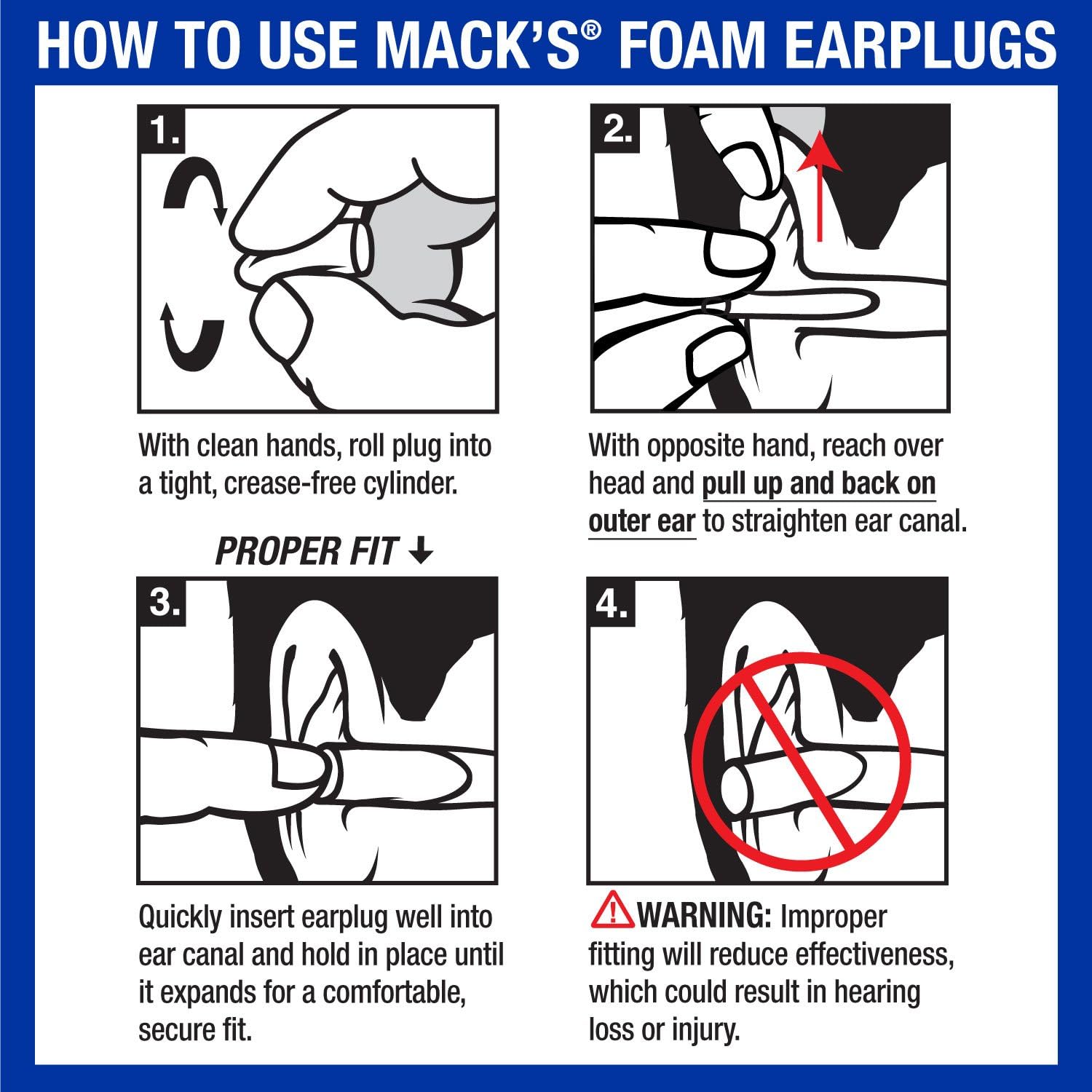 Original Soft Foam Earplugs, 50 Pair - 33dB Highest NRR, Comfortable Ear Plugs for Sleeping, Snoring, Work, Travel & Loud Events | Made in USA - view 7