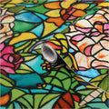 346-0647 Self-Adhesive Privacy Glass Window Film, Spring Chapel/Tulia, 17" x 78" Roll