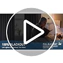 Thermal Insulated Curtains 100% Blackout Curtains for Bedroom 45 Double Layer Grommet Curtains with Black Liner Thermal Insulation Drape Full Room Darkening Beige 52”W x 45”L 2 Panels - view 7