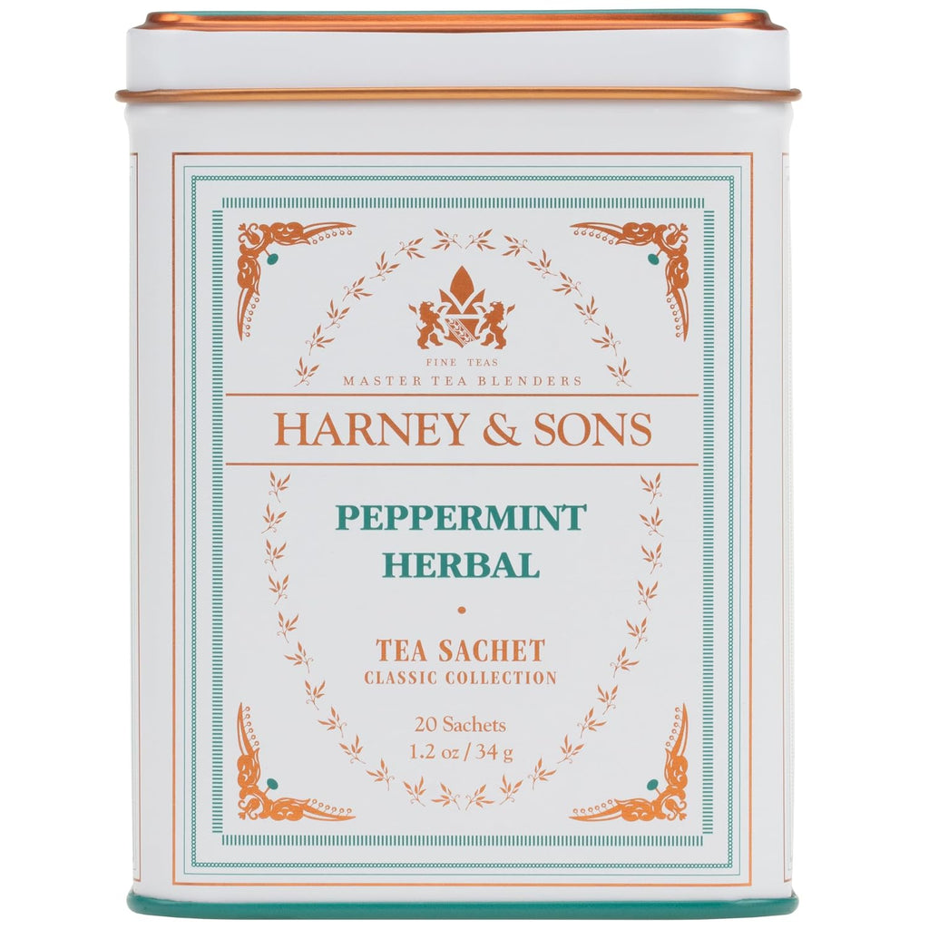 Peppermint tea, 20 sachets 1.2 oz | Herbal tea made with Washington State peppermint. Naturally caffeine free.