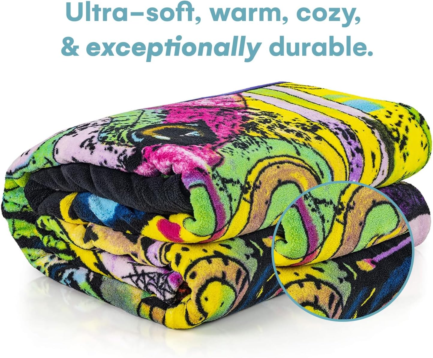 75x90-inch pit bull fleece blanket - pitbull throw blanket for adults and kids - soft and cozy for bed, couch, or travel - thoughtful gifts for women and dog lovers - view 2