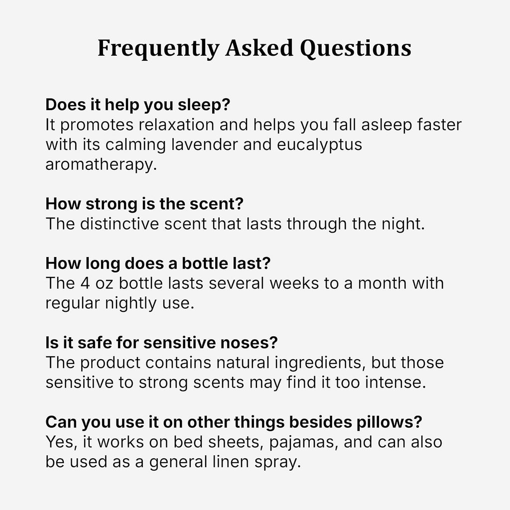 SleepWell Eucalyptus + Lavender Pillow Spray, 4 Fl Oz | Calming Bedtime Linen & Pillow Mist, Aromatherapy for Tension Relief, Promotes Relaxation & Sleep with French Lavender Scent - view 8