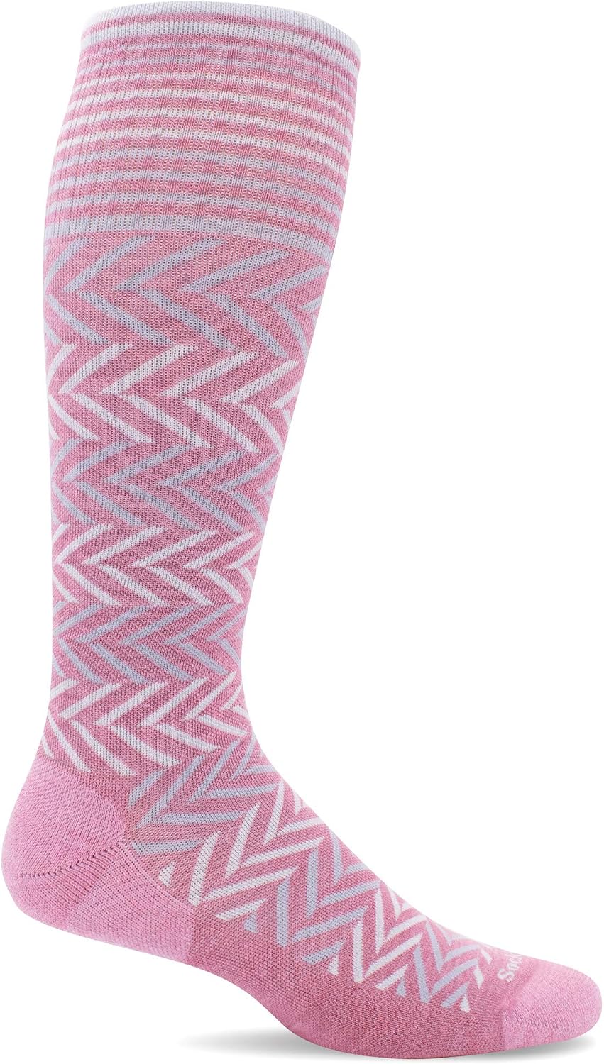 Women's Chevron Moderate Graduated Compression Sock