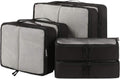 6 set packing cubes, travel luggage packing organizers