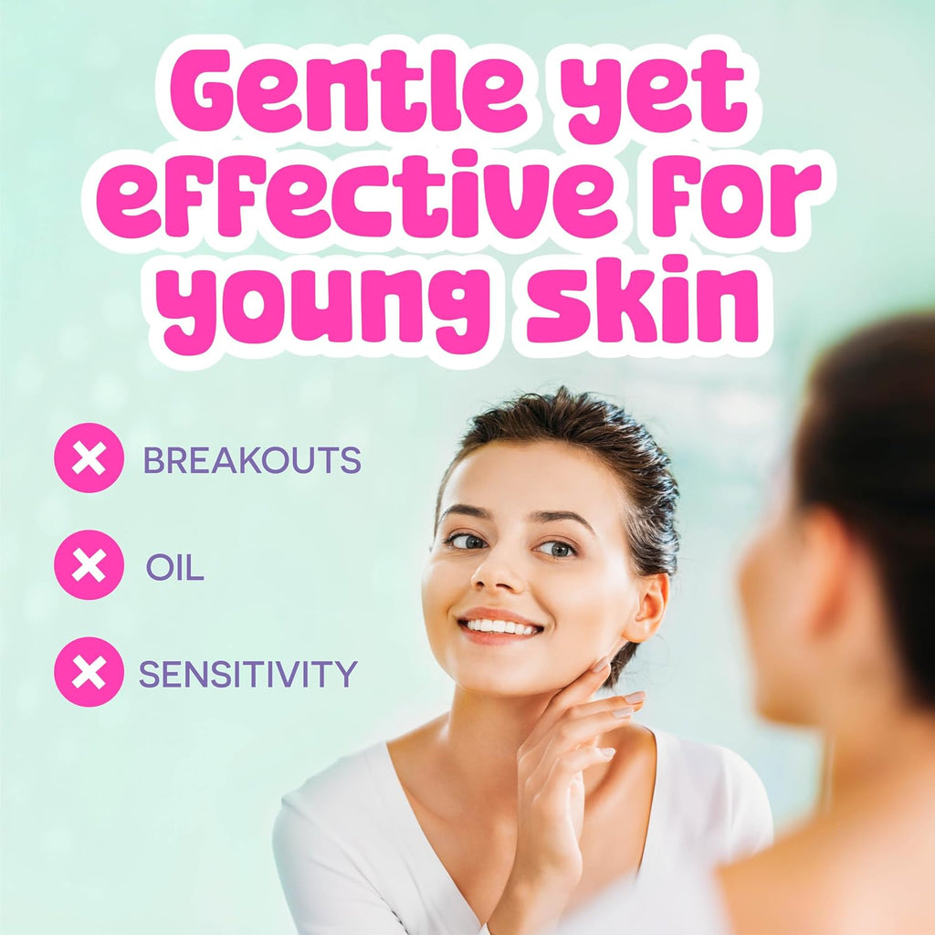 Skin Care Gift Set for Teens, Moisturizer Lotion Lip Mask, Toner | BFF Regimen 5-Piece Kit for Sleepovers & Kids Skincare, Face Wash, Serum, Vegan, Cruelty-Free, Great for Daily Skin Care - view 5