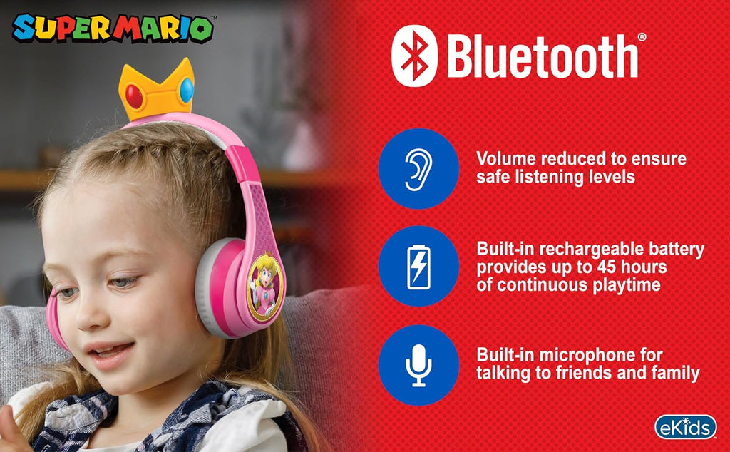 Bluetooth headphones for kids wireless headphones for school - view 2