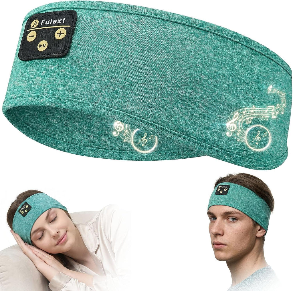 Sleep Headphones Bluetooth Headband,Sleeping Headphones Sports Headband Headset, Long Time Play Sleeping Headsets with Built in Speakers Perfect for Workout,Running,Yoga - view 2