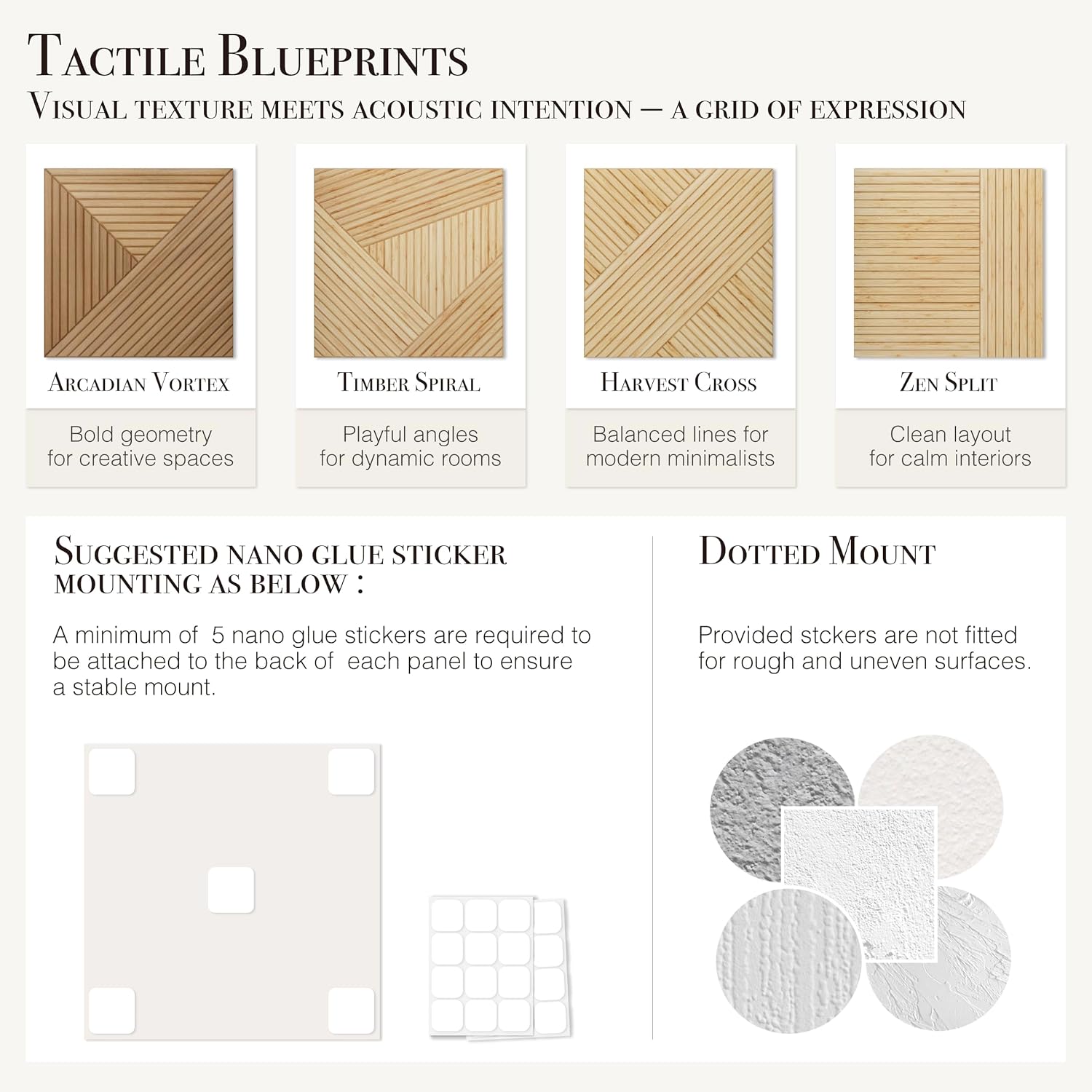 Acoustical Wall Panels, 6-Piece 23.62 X 23.62 Inches Art Acoustic Panels, Decorative Acoustic Panels, Acoustic Wall Panels, Sound Absorbing Wall Art, Arcadian Vortex - view 8