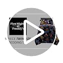 Kids Bedding Super Soft Comforter and Sheet Set with Sham, 5 Piece Twin Size, Five Nights At Freddy's - view 7