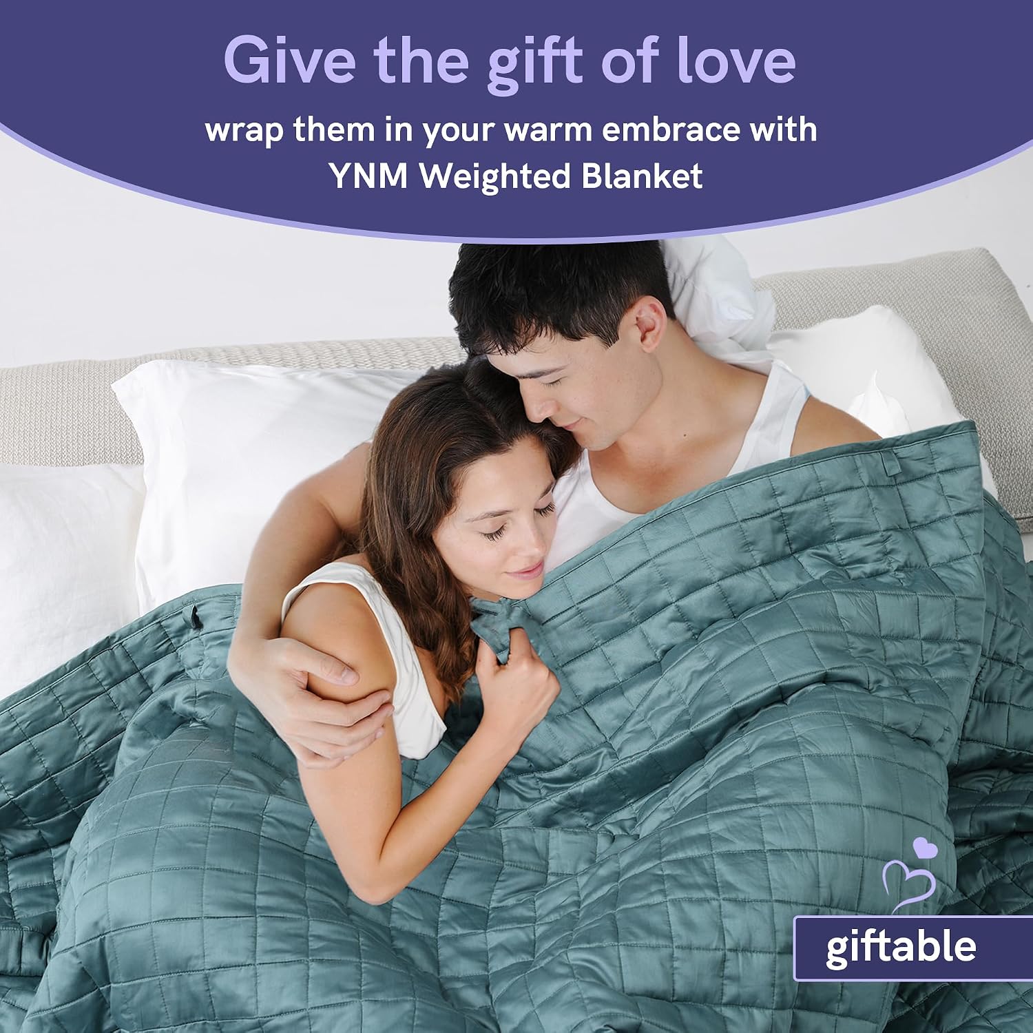10lbs Weighted Blanket for Adults, Heavy Bed Throw Blanket with Cooling Glass Beads for All Season Use, Ideal for ~90lbs (48x72 Inches, Twin/Full, Dark Grey) - view 8