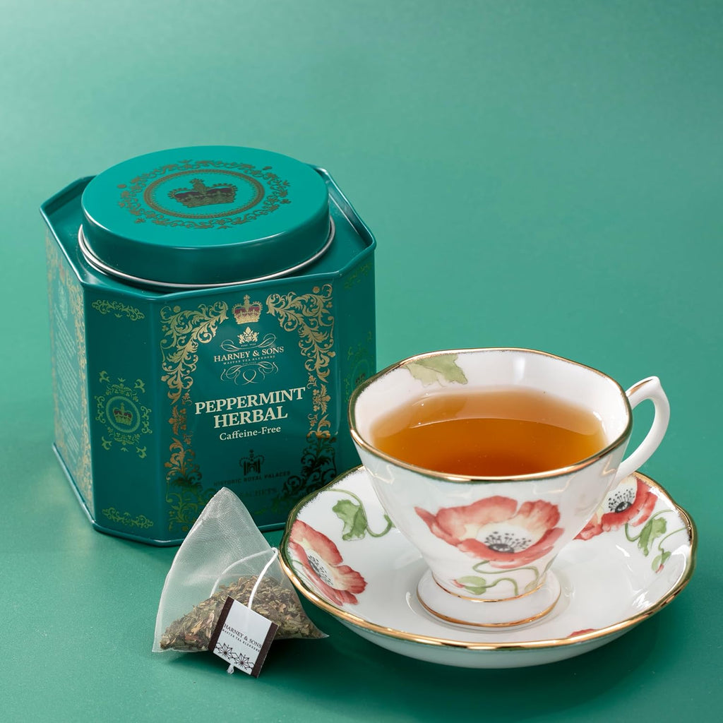 Peppermint Herbal Tea in Sachets, Caffeine-Free Herbal, 30 Sachets | Herbal tea made with Washington State peppermint. Naturally caffeine free. - view 6