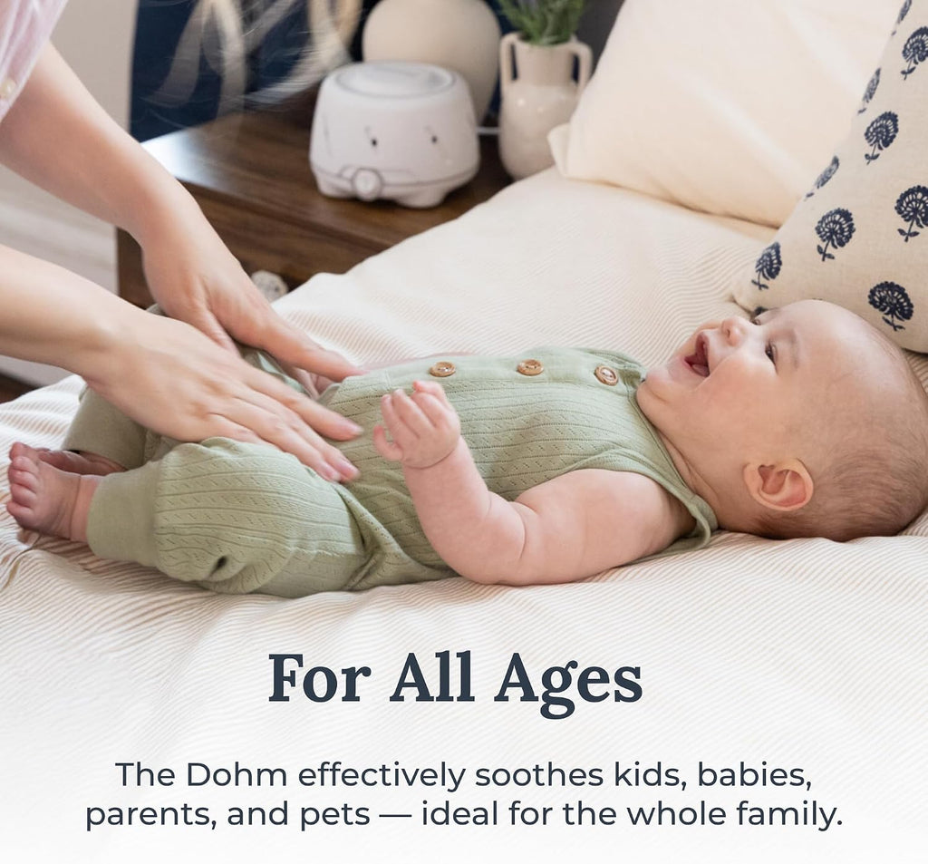 Dohm (White/Gray) The Original White Noise Machine, Relaxing Natural Sound from a Real Fan, Sleep Aid & Noise Cancelling for Adults & Baby, Office Privacy & Meditation, Baby Registry - view 7