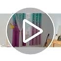 Sheer Window Curtains, Rods Pocket Voile Fabric Drapes/Panels/Treatments for Living Room/Kitchen/Bedroom, 52” x 96”, Set of 2, Red - view 7