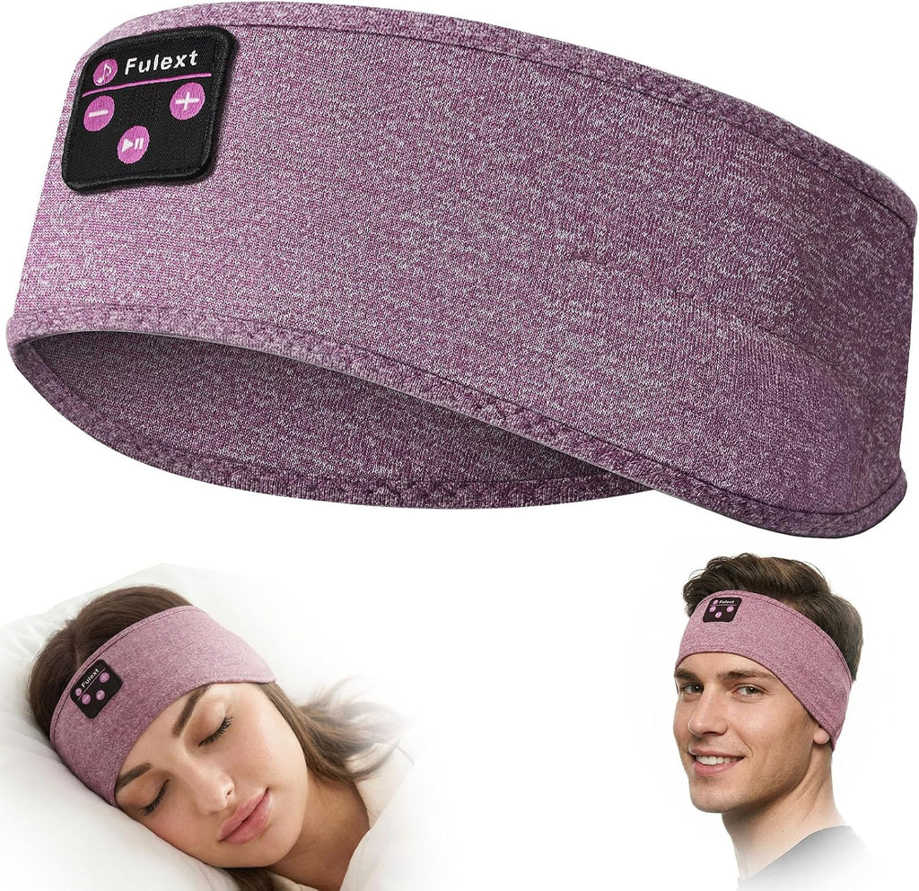 Sleep Headphones Bluetooth Headband,Sleeping Headphones Sports Headband Headset, Long Time Play Sleeping Headsets with Built in Speakers Perfect for Workout,Running,Yoga - view 4