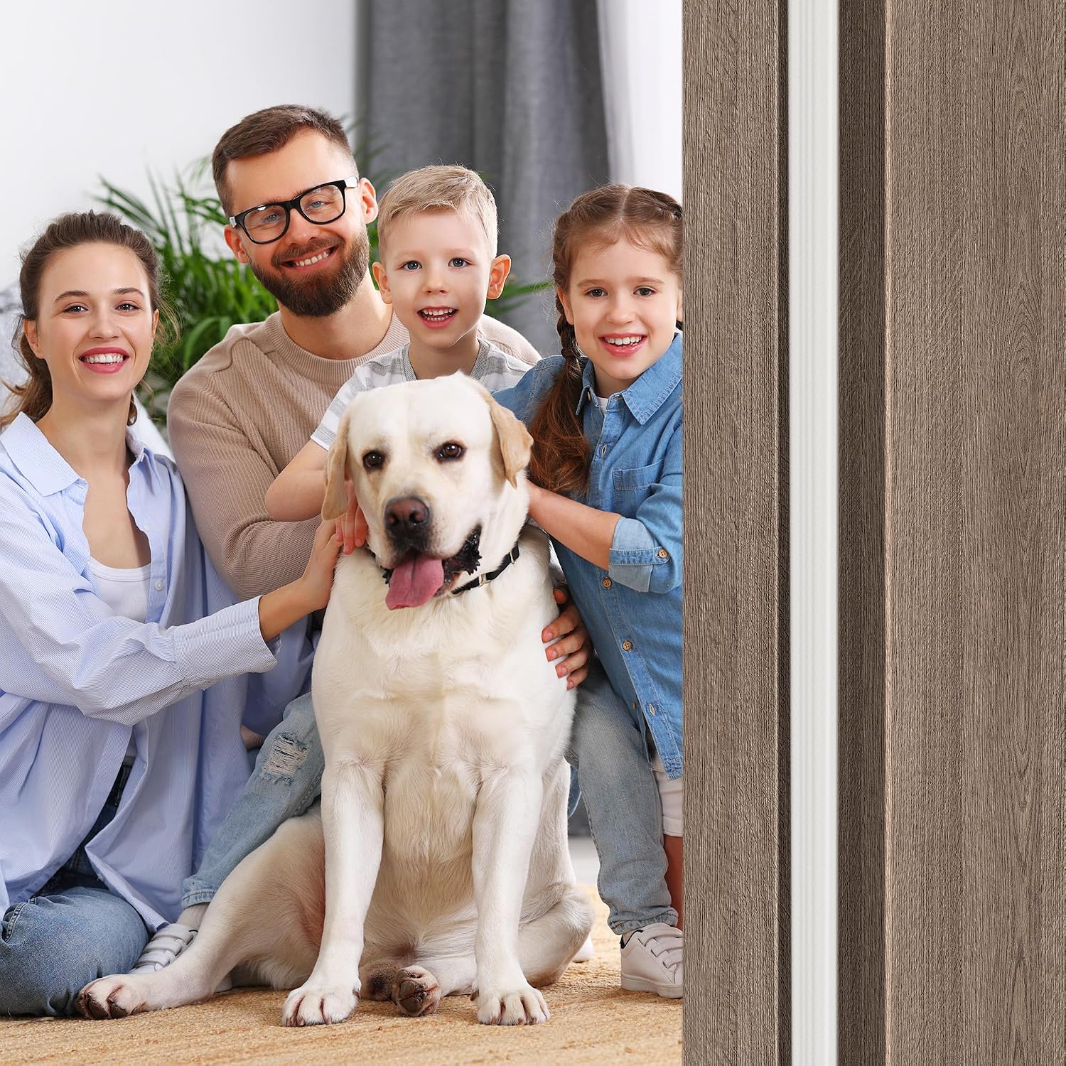 236" Wedge-Shaped Foam Window Seal Strip, Door Weather Stripping, Soundproof Front Door Frame Seal, Self-Adhesive Winter Insulation for Doors & Windows, Draft Stopper Gap Filler, White - view 7