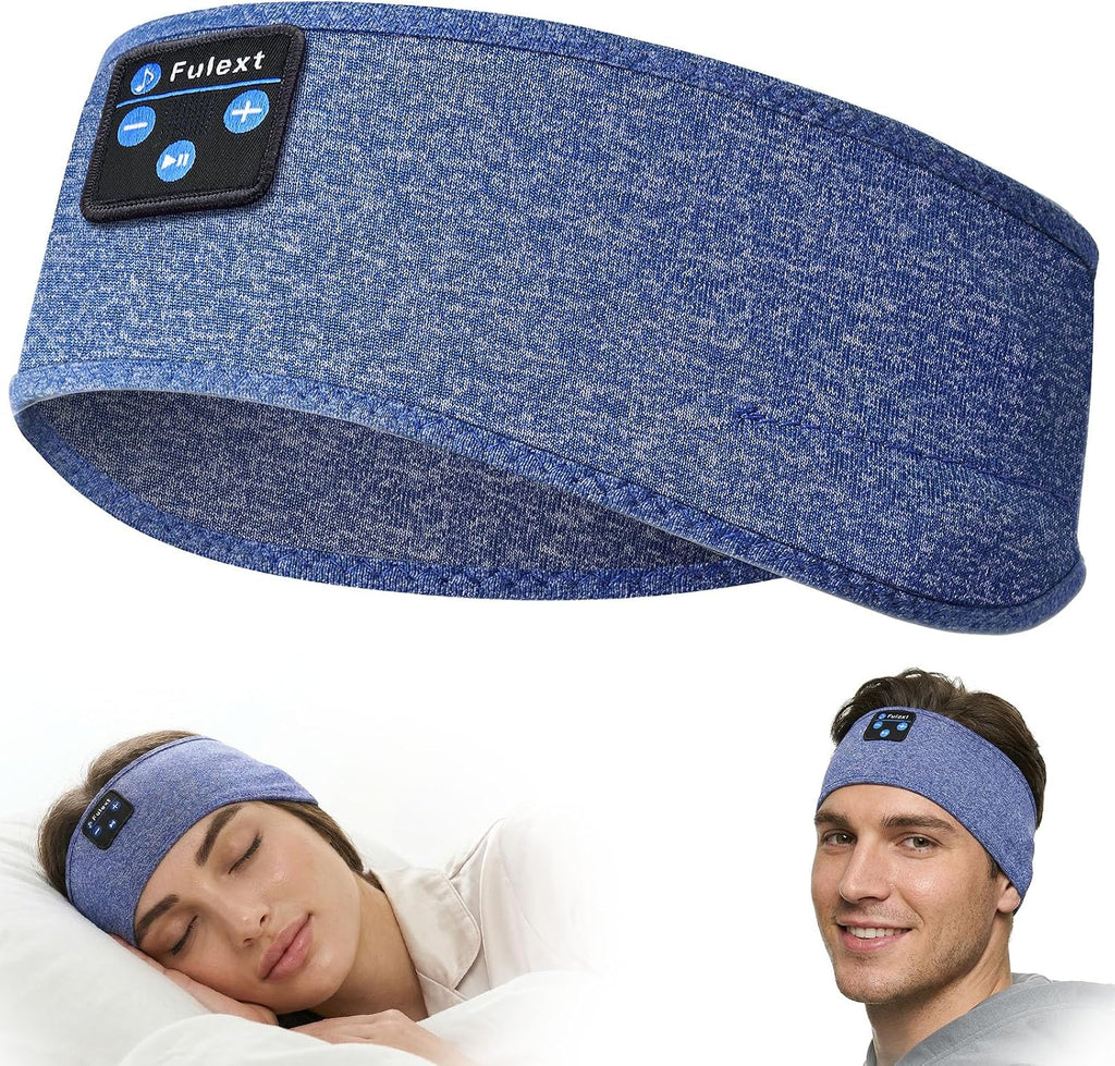 Sleep Headphones Bluetooth Headband,Sleeping Headphones Sports Headband, Long Time Play Sleeping Headsets with Built in Speakers Perfect for Workout,Running,Yoga