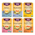 Yogi Get Well Organic Tea Sampler, 16 Tea Bags (6 Pack) | Organic Herbal Variety with Traditional Ayurvedic Ingredients for Immune Support During the Cold Season