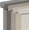 Blackout Roller Shades for Window Blinds,Cordless,Linen Fabric,Thermal Insulated Fabric UV Protection Shades for Home,Office,Bedroom,Door,Blackout-Cream,34 1/2" W X 64" H