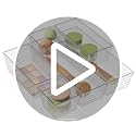 6 Pack Clear Drawer Organizer, Multi-Size Storage Bins - view 7