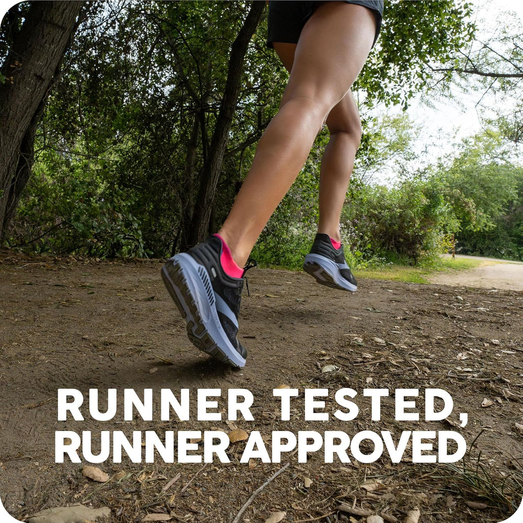 Silver Compression Fit Performance No Show Athletic Running Socks for Men and Women (1 Pair) - view 5