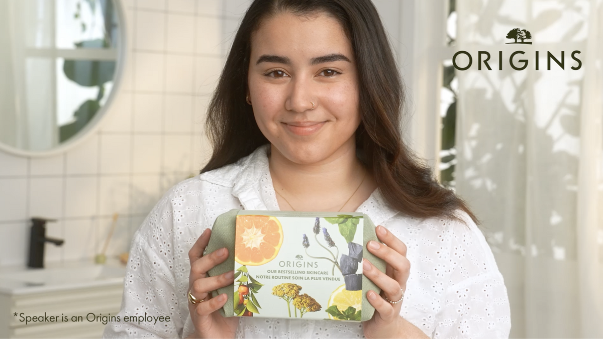 Origins Bestselling Skincare Set | Features Cleanser, Mask, Treatment Lotion, Serum & Moisturizer | With Peptides, Hyaluronic Acid & Niacinamide - view 7