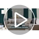 Teal Blue Velvet Blackout Curtains 84 inches Long for Bedroom - view 7