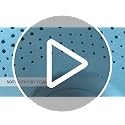 Z Shoulder Zoned Dough Memory Foam Pillow - Gel Infused - Premium Tencel Cover - 5 Year U.S. Warranty - Mid Loft - Queen, Blue - view 7
